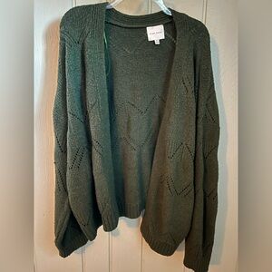 Women's Knit Open-Front Sweater